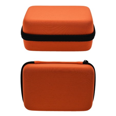 Boite de rangement coquée couleur orange