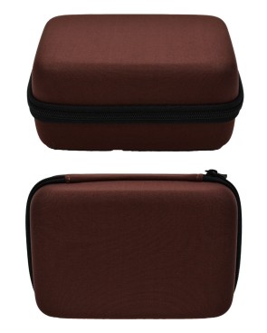 Boite de rangement coquée couleur marron