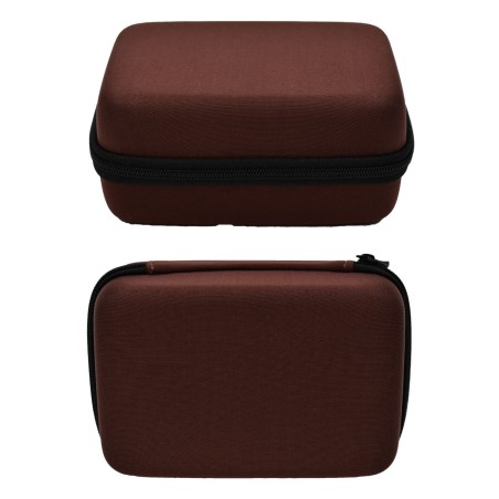 Boite de rangement coquée couleur marron