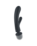 2 en 1 Vibromasseur rabbit et wand noir USB Triple Lover Satisfyer 2 en 1 Vibromasseur rabbit et wand noir USB Triple Lover Satisfyer