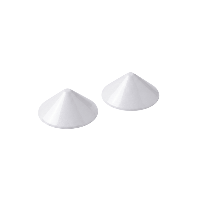 Nipple Métal blanc Cache tétons cône Nipple Métal blanc Cache tétons cône