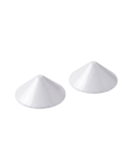 Nipple Métal blanc Cache tétons cône Nipple Métal blanc Cache tétons cône