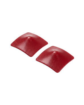 Nipple Métal rouge Cache tétons carré