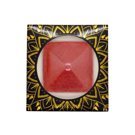 Nipple Métal rouge Cache tétons carré