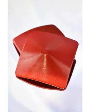 Nipple Métal rouge Cache tétons carré