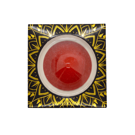 Nipple Métal rouge Cache tétons cône