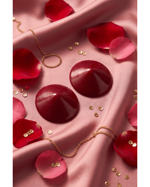 Nipple Métal rouge Cache tétons cône