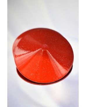 Nipple Métal rouge Cache tétons cône