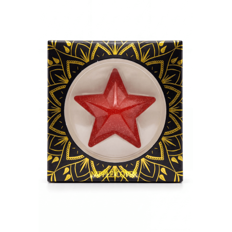 Nipple Métal rouge Cache tétons d'étoile