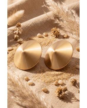 Nipple Métal doré Cache tétons cône
