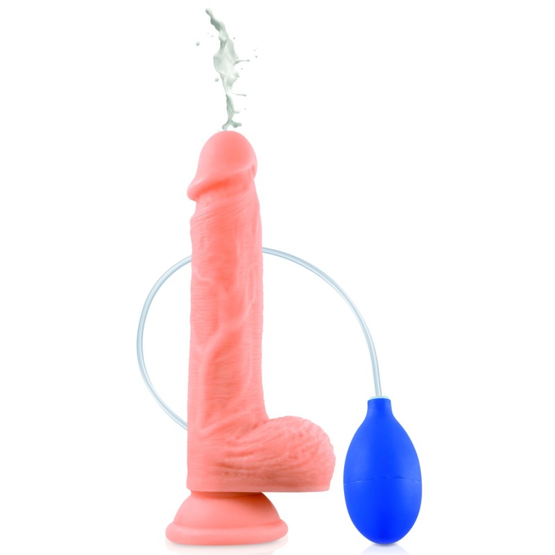 Gode ventouse réaliste éjaculateur 21,5 cm Gode ventouse réaliste éjaculateur 21,5 cm