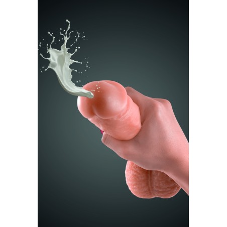 Gode ventouse réaliste éjaculateur 21,5 cm