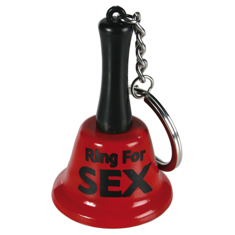 Cloche rouge porte clefs Ring For Sex Cloche rouge porte clefs Ring For Sex