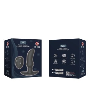 Stimulateur de prostate télécommandé USB avec option commande vocale LOKI 