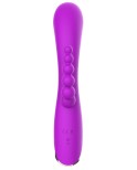 Vibromasseur triple stimulation très puissant violet USB Vibromasseur triple stimulation très puissant violet USB