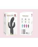 Vibromasseur triple stimulation très puissant violet USB Vibromasseur triple stimulation très puissant violet USB