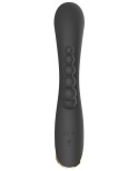 Vibromasseur triple stimulation très puissant noir USB Vibromasseur triple stimulation très puissant noir USB