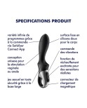 Vibromasseur noir USB, chauffant et connecté Heat Climax Satisfyer Vibromasseur noir USB, chauffant et connecté Heat Climax Satisfyer