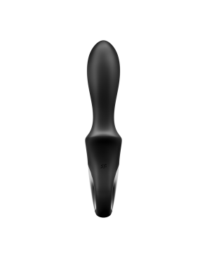 Vibromasseur noir USB, chauffant et connecté Heat Climax Satisfyer