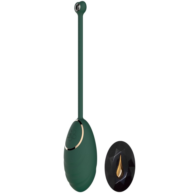 Œuf vibrant Vert Emeraude avec télécommande USB Œuf vibrant Vert Emeraude avec télécommande USB