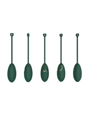 Œuf vibrant Vert Emeraude avec télécommande USB 