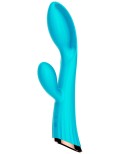 Vibromasseur bleu avec stimulateur de clitoris LRIS USB Vibromasseur bleu avec stimulateur de clitoris LRIS USB
