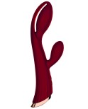 Vibromasseur rouge avec stimulateur de clitoris LRIS USB Vibromasseur rouge avec stimulateur de clitoris LRIS USB