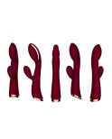 Vibromasseur rouge avec stimulateur de clitoris LRIS USB Vibromasseur rouge avec stimulateur de clitoris LRIS USB