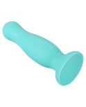 Plug anal ventouse vert pastel taille M