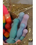 Plug anal ventouse vert pastel taille M