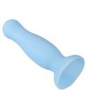 Plug anal ventouse bleu pastel taille M Plug anal ventouse bleu pastel taille M