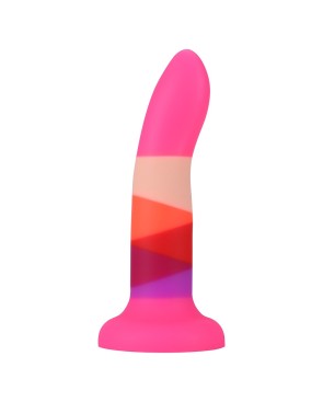 Gode ventouse 6 couleurs rose 