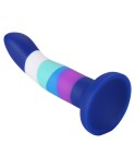 Gode ventouse 6 couleurs bleu Gode ventouse 6 couleurs bleu