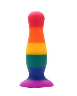 Plug anal ventouse multicouleur taille M 