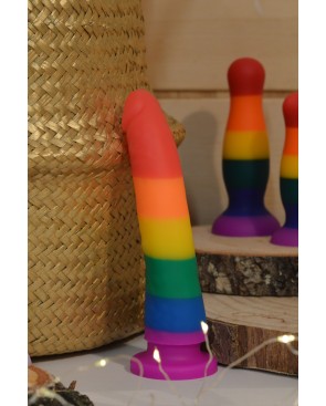 Gode ventouse multicouleur taille S 
