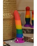 Gode ventouse multicouleur taille S