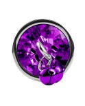 Plug bijou aluminium violet avec clochettes Taille S JINGLE Plug bijou aluminium violet avec clochettes Taille S JINGLE