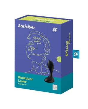 Plug anal vibrant noir USB Backdoor Lover Satisfyer 