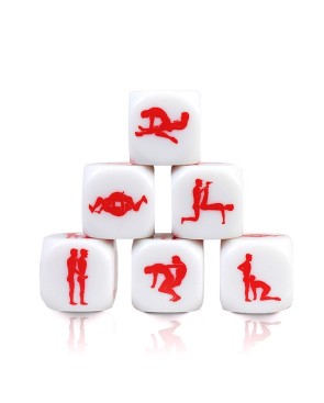 Dé position kamasutra pour couple Hommes Gay 6 faces