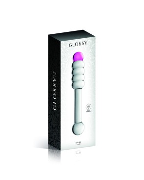 Gode en verre bicolor n°11 Glossy