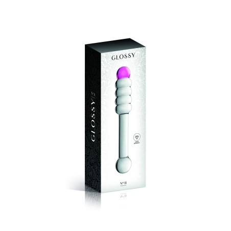Gode en verre bicolor n°11 Glossy