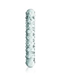 Gode en verre transparent perlé n°6 Glossy Gode en verre transparent perlé n°6 Glossy