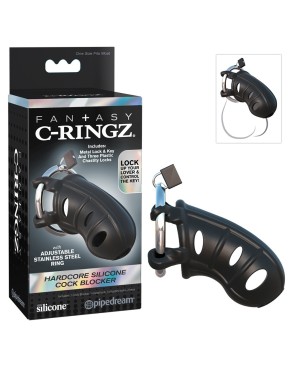 Cage de chasteté en silicone pour pénis C-Ringz 