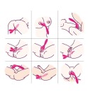 Vibromasseur Wand rose en forme de Y avec 3 moteurs Vibromasseur Wand rose en forme de Y avec 3 moteurs
