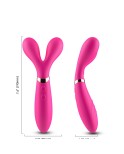 Vibromasseur Wand rose en forme de Y avec 3 moteurs Vibromasseur Wand rose en forme de Y avec 3 moteurs