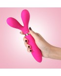 Vibromasseur Wand rose en forme de Y avec 3 moteurs Vibromasseur Wand rose en forme de Y avec 3 moteurs