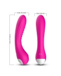 Vibromasseur courbé 9 modes de vibration rose Vibromasseur courbé 9 modes de vibration rose