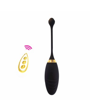 Oeuf vibrant noir avec 10 modes de vibration et 6 vitesses par mode 