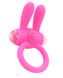 Anneau Vibrant Rabbit Rose Silicone 1 dosette de lubrifiant — Pocket Pleasure Anneau Vibrant Rabbit Rose Silicone 1 dosette de lubrifiant — Pocket Pleasure