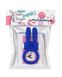 Anneau Vibrant Rabbit Bleu Silicone 1 dosette de lubrifiant — Pocket Pleasure Anneau Vibrant Rabbit Bleu Silicone 1 dosette de lubrifiant — Pocket Pleasure